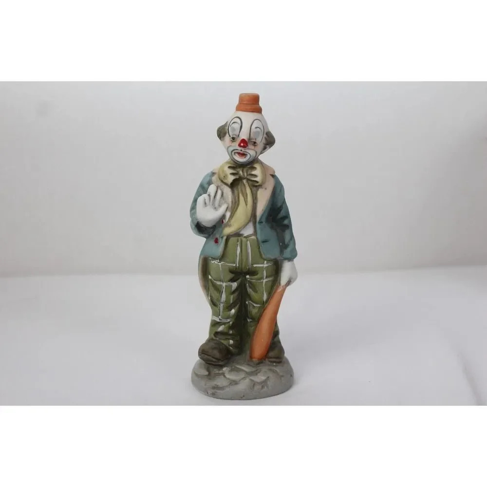 VTG Kmart Porcelain Clown Hand-Painted Figurines